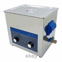 Ultrasonic Cleaner 9 Litre Professional Dial Tank Heated Ultrasonic Bath