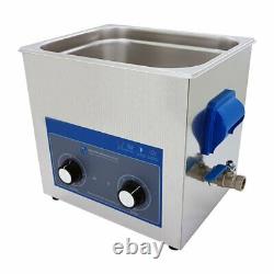 Ultrasonic Cleaner 9 Litre Professional Dial Tank Heated Ultrasonic Bath