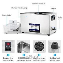 Ultrasonic Cleaner Heated 2L 3L 6L 15L 22L 30L Solution Jewelry Lab Clinic Parts