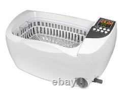 Ultrasonic Cleaner P4830, 3.2 Qt/3 L, 30-min timer, drain, heater, 110V, US plug