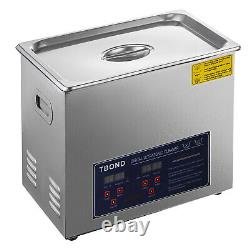 Ultrasonic Cleaner Stainless Steel 15L Industry Heated Heater with Timer Power