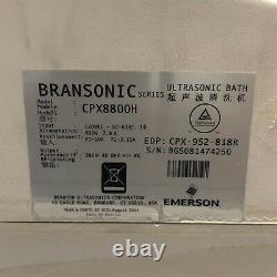 Ultrasonic Cleaner with Digital Timer & Heat CPX8800H CPX-952-818R Branson 5.5Gal