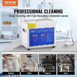 Ultrasonic Cleaner with Digital Timer & Heater Heated Cleaning Machine
