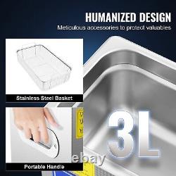 Ultrasonic Cleaner with Digital Timer & Heater Heated Cleaning Machine
