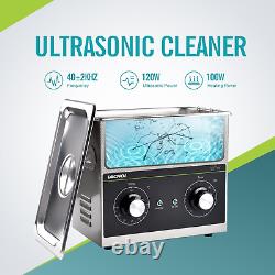 Ultrasonic Cleaners 3.2L Ultrasonic Jewelry Cleaner Machine with Timer and Heate