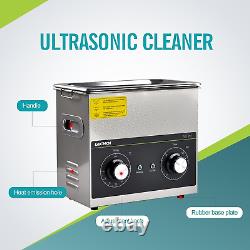 Ultrasonic Cleaners 3.2L Ultrasonic Jewelry Cleaner Machine with Timer and Heate