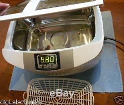 Ultrasonic Cleaning Machine + HEATING + Timer = Cleaner Jewelry Glasses Tools