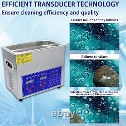 Ultrasonic cleaning machine, 3Lwith Digital Timer and Heater, Ultrasonic cleaner