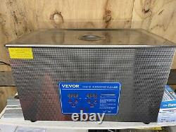 Used 30L Ultrasonic Cleaner Stainless Steel Industry Heated Heater withTimer