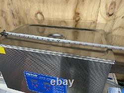 Used 30L Ultrasonic Cleaner Stainless Steel Industry Heated Heater withTimer