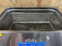 Used 30L Ultrasonic Cleaner Stainless Steel Industry Heated Heater withTimer