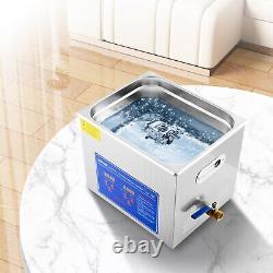 VEVOR 10L Ultrasonic Cleaner with Timer Heating Machine Digital Sonic Cleaner