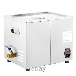 VEVOR 10L Ultrasonic Cleaner with Timer Heating Machine Digital Sonic Cleaner