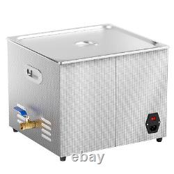 VEVOR 15L Ultrasonic Cleaner with Heater Timer & Basket Digital Sonic Machine