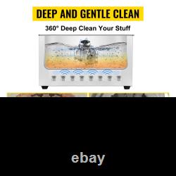 VEVOR 15L Upgraded Ultrasonic Cleaner (600W Heater, 360W Ultrasonic) Professional
