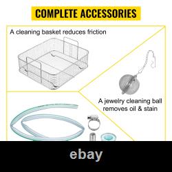 VEVOR 15L Upgraded Ultrasonic Cleaner (600W Heater, 360W Ultrasonic) Professional