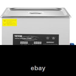 VEVOR 15L Upgraded Ultrasonic Cleaner (600W Heater, 360W Ultrasonic) Professional