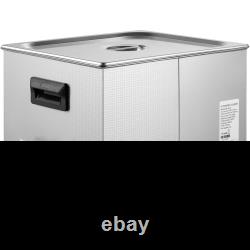 VEVOR 15L Upgraded Ultrasonic Cleaner (600W Heater, 360W Ultrasonic) Professional