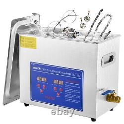 VEVOR 2-30L Ultrasonic Cleaner Cleaning Equipment Liter Industry Heated With Timer