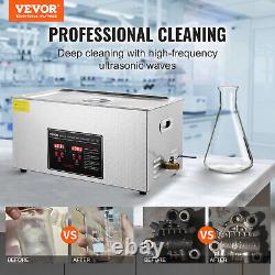 VEVOR 22L Ultrasonic Cleaner with Timer Heating Machine Digital Sonic Cleaner