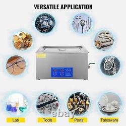 VEVOR 22L Ultrasonic Cleaner with Timer Heating Machine Digital Sonic Cleaner