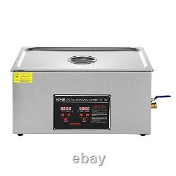 VEVOR 22L Ultrasonic Cleaner with Timer Heating Machine Digital Sonic Cleaner