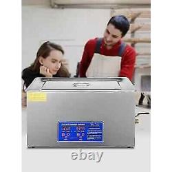 VEVOR 22L Ultrasonic Cleaner with Timer Heating Machine Digital Sonic Cleaner