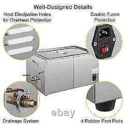 VEVOR 22L Ultrasonic Cleaner with Timer Heating Machine Digital Sonic Cleaner