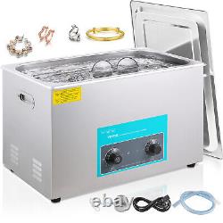 VEVOR 30L Ultrasonic Cleaner with Heater Timer 1100W Jewelry Stainless Steel