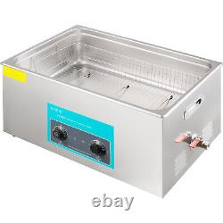 VEVOR 30L Ultrasonic Cleaner with Heater Timer 1100W Jewelry Stainless Steel