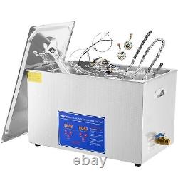 VEVOR 30L Ultrasonic Cleaner with Timer Heating Machine Digital Sonic Cleaner