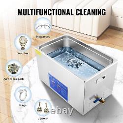 VEVOR 30L Ultrasonic Cleaner with Timer Heating Machine Digital Sonic Cleaner