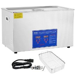 VEVOR 30L Ultrasonic Cleaner with Timer Heating Machine Digital Sonic Cleaner