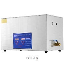 VEVOR 30L Ultrasonic Cleaner with Timer Heating Machine Digital Sonic Cleaner