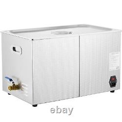 VEVOR 30L Ultrasonic Cleaner with Timer Heating Machine Digital Sonic Cleaner