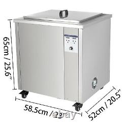 VEVOR 58L Ultrasonic Cleaner Industrial Stainless Steel 1000W Heat Power withTimer