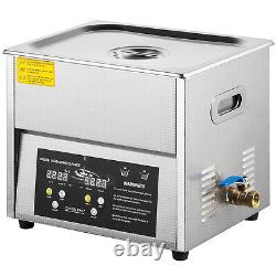 VEVOR 6L Ultrasonic Cleaner Cleaning Equipment Industry Heated With Timer Heater