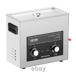 VEVOR 6L Ultrasonic Cleaner with Heater Timer & Basket, Tool