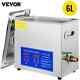 VEVOR 6L Ultrasonic Cleaner with Timer Heating Machine Digital Sonic Cleaner