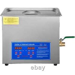 VEVOR 6L Ultrasonic Cleaner with Timer Heating Machine Digital Sonic Cleaner