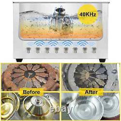 VEVOR 6L Ultrasonic Cleaner with Timer Heating Machine Digital Sonic Cleaner