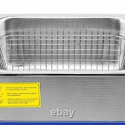VEVOR Commercial Ultrasonic Cleaner 6L Heated Ultrasonic Cleaner with Digital