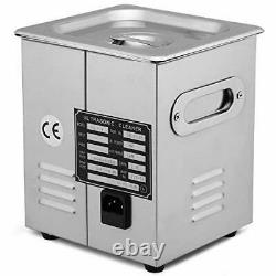 VEVOR Commercial Ultrasonic Cleaner 6L Heated Ultrasonic Cleaner with Digital