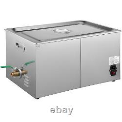 VEVOR New 30L Ultrasonic Cleaner Stainless Steel Industry Heated Heater withTimer