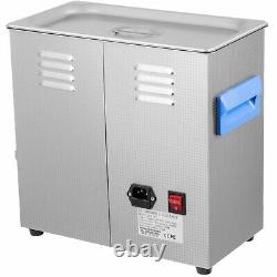 VEVOR Ultrasonic Cleaner 30L 1100W Jewerly Cleaner Knob Control withHeater Timer