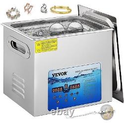 VEVOR Ultrasonic Cleaner, 36KHz40KHz Adjustable Frequency, 10L 110V, Ultrasoni