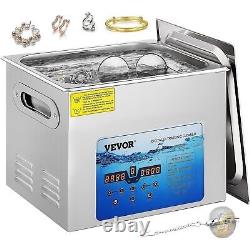 VEVOR Ultrasonic Cleaner, 36KHz40KHz Adjustable Frequency, 15L 110V, Ultrasoni