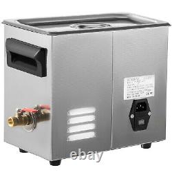 VEVOR Ultrasonic Cleaner 6L 28/40KHz Stainless Steel 480W Heated Cleaner withTimer