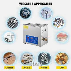 VEVOR Ultrasonic Cleaner 6L Digital Cleaning Equipment Industry Heated with Timer
