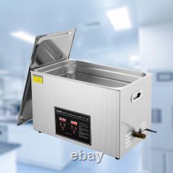 VEVOR Ultrasonic Cleaner with Timer Heating Machine Digital Sonic Cleaner SUS304